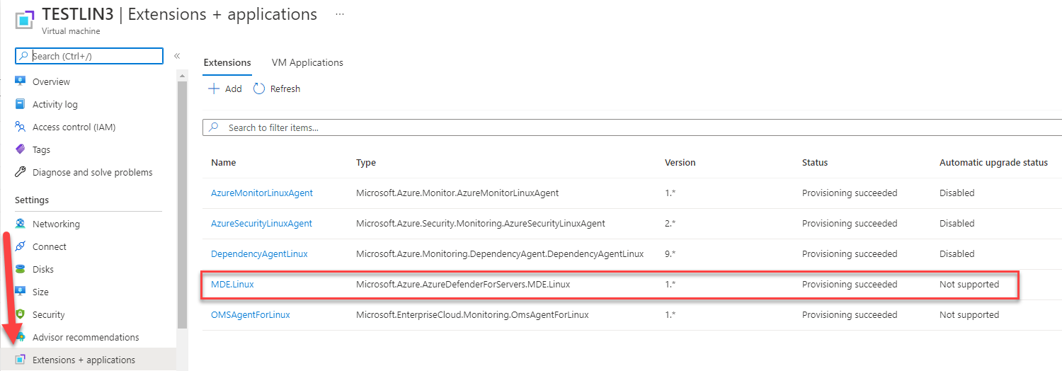 Azure Defender for Endpoint