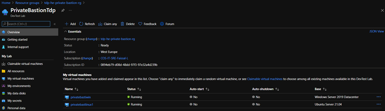 Connect to a Private Bastion SSH